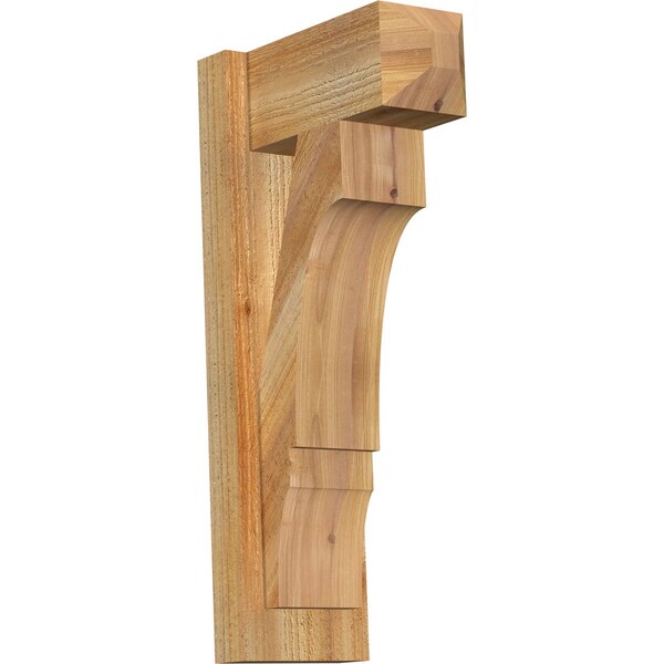 Ekena Millwork Balboa Craftsman Rough Sawn Outlooker, Western Red Cedar, 6"W x 12"D x 24"H OUT06X12X24BOA04RWR - main